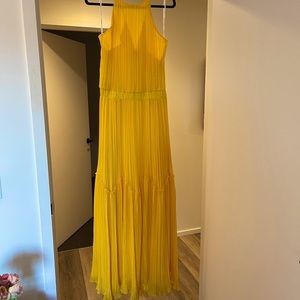 Halston Heritage Yellow Gown